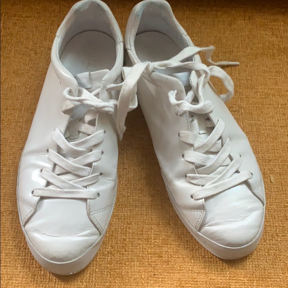 Rag and Bone Leather Sneakers - Picture 1 of 4
